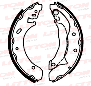 LITTON ZAPATA DE FRENO FORD MONDEO 1.6 - 1.8 - 2.0 16V C/PALANCA