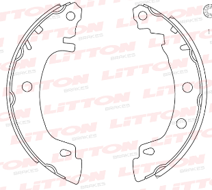 LITTON ZAPATA DE FRENO RENAULT MEGANE 1.4 - 1.6 - 1.9TD