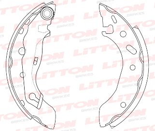 LITTON ZAPATA DE FRENO CHEVROLET CELTA 09/16 PRISMA 07/11 FORD FIESTA 98/02 KA 98/13