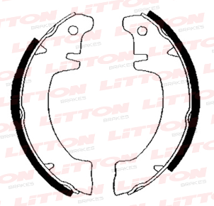 LITTON ZAPATA DE FRENO R12 R15 DACIA