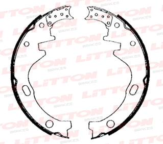 LITTON ZAPATA DE FRENO TOYOTA HIACE HILUX PICK UP TRUCK 4 RUNNER