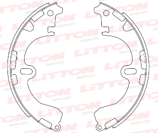 LITTON ZAPATA DE FRENO TOYOTA COROLLA 87/02