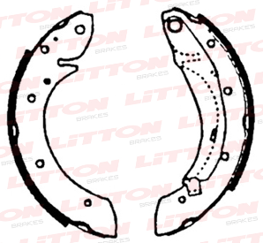 LITTON ZAPATA DE FRENO CITROEN BERLINGO PICASSO 1.6 - 1.8 - 2.0 PEUGEOT 405 PARTNER RENAULT LAGUNA