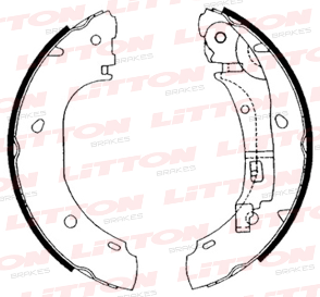 LITTON ZAPATA DE FRENO CITROEN JUMPER FIAT DUCATO PEUGEOT BOXER 2.0 02/06