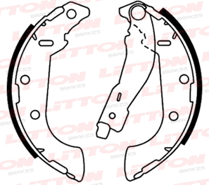 LITTON ZAPATA DE FRENO CITROEN XSARA PEUGEOT 306
