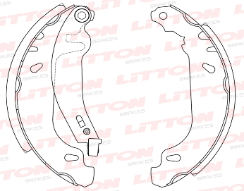 LITTON ZAPATA DE FRENO CITROEN XSARA 1.4 ZX PEUGEOT 306