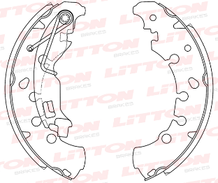 LITTON ZAPATA DE FRENO FIAT FIORINO PUNTO QUBO 1.4 8V 13>