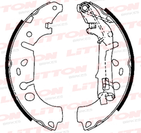 LITTON ZAPATA DE FRENO CHEVROLET CORSA FIAT PUNTO