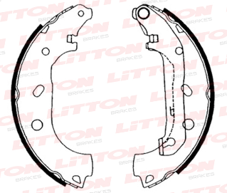 LITTON ZAPATA DE FRENO FORD TRANSIT 1.8 16V