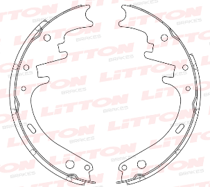 LITTON ZAPATA DE FRENO CHEVROLET BLAZER 95/ S10 F1000 F100 F150 92/98