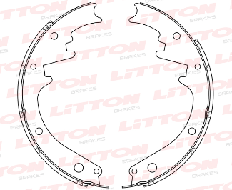 LITTON ZAPATA DE FRENO D100 D200 68/81 F100 82/ F1000 79/94 FAIRLINE 6 - 8CIL. 70/