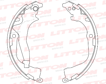LITTON ZAPATA DE FRENO VW AMAROK 10/