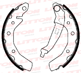 LITTON ZAPATA DE FRENO CHEVROLET MATIZ SPARK 05/