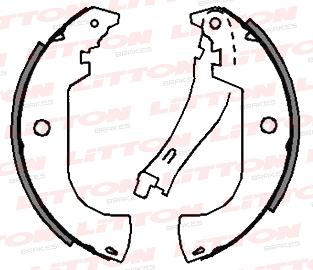 LITTON ZAPATA DE FRENO FIAT STRADA ADVENTURE 11/