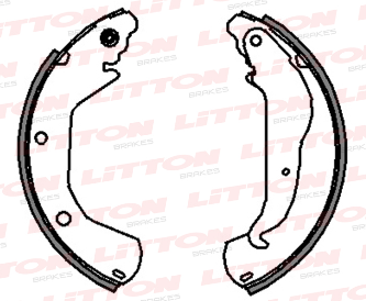LITTON ZAPATA DE FRENO CHEVROLET SPIN TRACKER 13/16