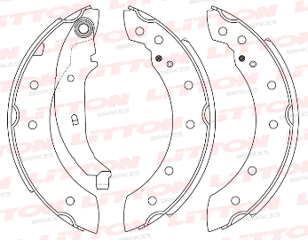 LITTON ZAPATA DE FRENO FIAT ARGO CRONOS 1.8 GRAND SIENA PALIO PUNTO