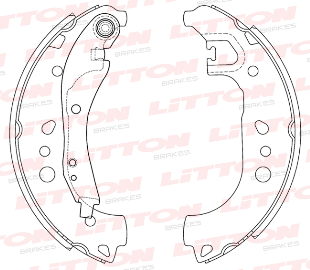 LITTON ZAPATA DE FRENO VW POLO T-CROSS  VIRTUS 18/