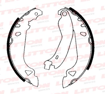 LITTON ZAPATA DE FRENO FIAT TEMPRA TIPO PEUGEOT 306 CON PALANCA
