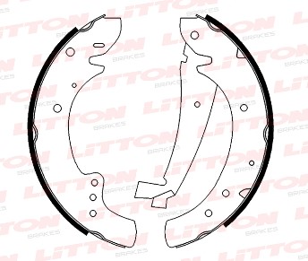 LITTON ZAPATA DE FRENO CITROEN JUMPER - FIAT DUCATO - PEUGEOT BOXER