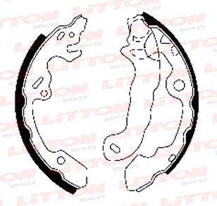 LITTON ZAPATA DE FRENO FORD FOCUS 1.4I 16V - 1.6I 16V - 1.8I 16V
