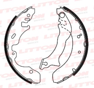 LITTON ZAPATA DE FRENO FORD MONDEO 1.6 - 1.8 - 2.0I 16V