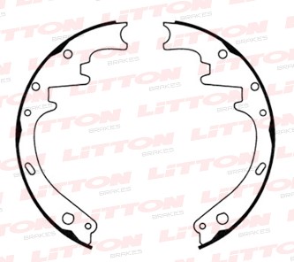 LITTON ZAPATA DE FRENO FORD FAIRLANE  F-100 NUEVA S-10 BLAZER  (63,5)