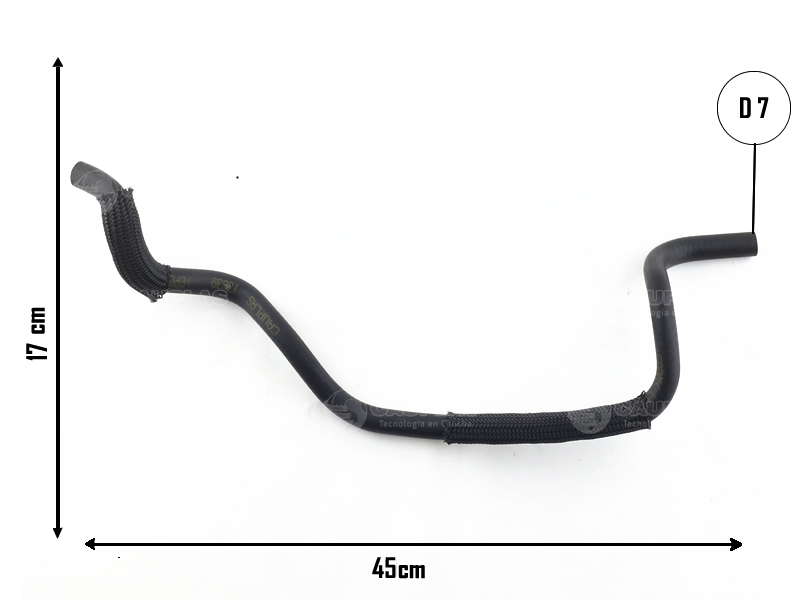 CAUPLAS MANGUERA REFRIGERACION DEPOSITO A CUERPO DE ACELERACION CHEVROLET TRACKER 1.8 16V ECOTEC 13/17