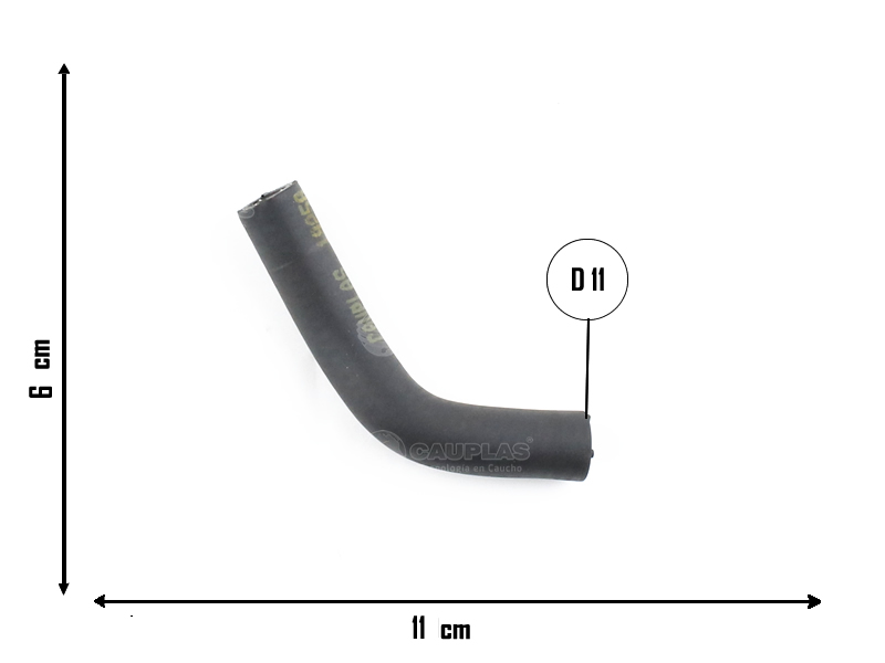 CAUPLAS MANGUERA ENFRIADOR DE ACEITE NISSAN MARCH / NOTE / VERSA 1.6