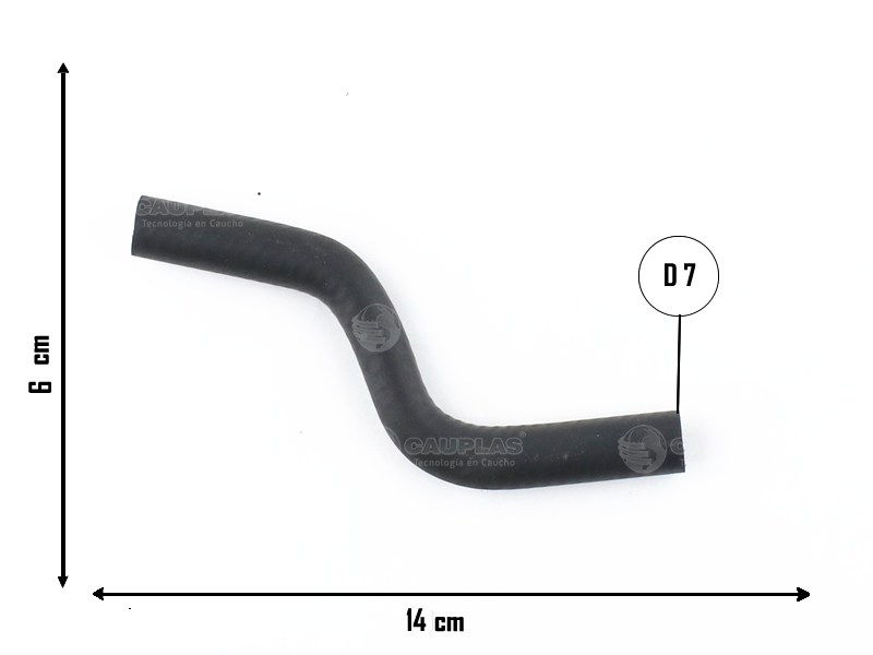 CAUPLAS MANGUERA A ENFRIADOR DE ACEITE NISSAN MARCH / NOTE / VERSA 1.6