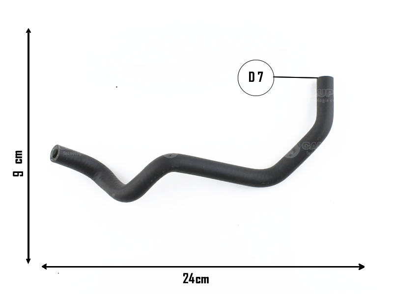 CAUPLAS MANGUERA CUERPO DE ACEL. A TOMA DE AGUA NISSAN MARCH /NOTE / VERSA 1.6