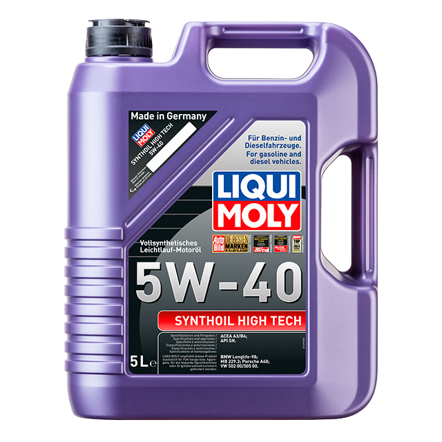 LIQUI MOLY ACEITE SINTETICO SYNTHOIL HIGH TECH 5W-40 5L