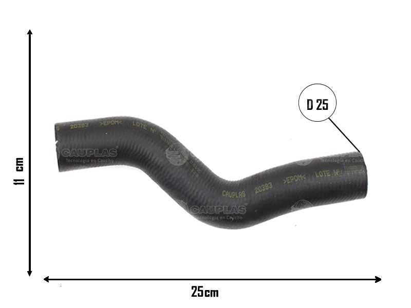 CAUPLAS MANGUERA RADIADOR SUP HONDA CITY 1.5 GASOLINA 16V