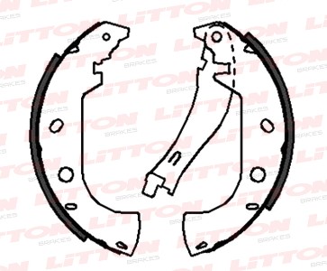 LITTON ZAPATA DE FRENO FIAT PALIO 09> MAREA 03> BRAVA 99>