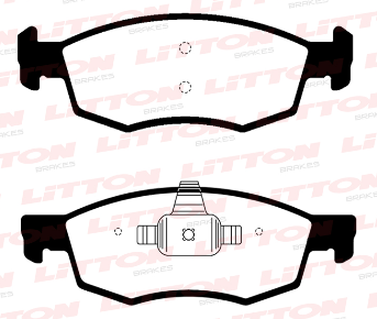 LITTON PASTILLAS FRENO DEL. FIAT CRONOS 1.3 CVT STRADA 1.3 - 1.4 20/...