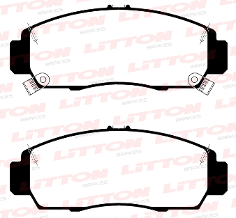 LITTON PASTILLAS FRENO DEL. BMW SERIE 2 - 3  HONDA ACCORD 2.2- 2.4- 3.0- 3.5 92/18 CIVIC 1.8-2.0 12/16