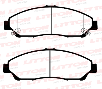 LITTON PASTILLAS FRENO DEL. TOYOTA HI ACE 2.8- 3.5 19/... HONDA PILOT 3.5 4WD 08/...