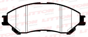 LITTON PASTILLAS FRENO DEL. MITSUBISHI XPANDER NISSAN LIVINA II 1.5 SUZUKI SX4 CROSS VITARA 1.4-1.5-1.6