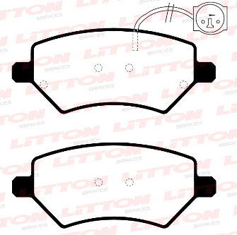 LITTON PASTILLAS FRENO DEL. CHERY FULWIN 1.5 13/...