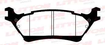 LITTON PASTILLAS FRENO TRAS. F150 6.2 V6 RAPTOR EXPEDITION 3.5 V6 F150 LARIAT