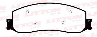 LITTON PASTILLAS FRENO DEL. F250 F350 F450 SUPER DUTY 11/13