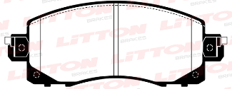 LITTON PASTILLAS FRENO DEL. SUBARU FORESTER 2.0-2.5 IMPREZA V 1.6-2.0 OUTBACK V 2.0-2.5