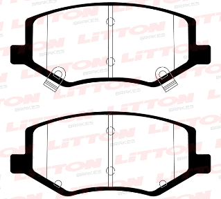 LITTON PASTILLAS FRENO DEL. JAC S2 1.5 S3 1.6 S4 1.5