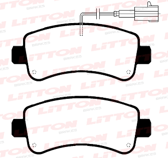 LITTON PASTILLAS FRENO TRAS. CITROEN JUMPER III FIAT DUCATO III PEUGEOT BOXER III 2.0-2.3-3.0 D MULTIJET