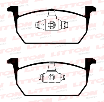LITTON PASTILLAS FRENO DEL. VW NIVUS POLO T-CROSS VIRTUS 1.0 - 1.6 TSI (DISCO ø 276MM) AUDI A1 II SPORTBACK