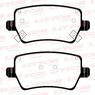 LITTON PASTILLAS FRENO TRAS. FORD TERRITORY 1.5T 16V CHERY TIGGO 7 1.5T