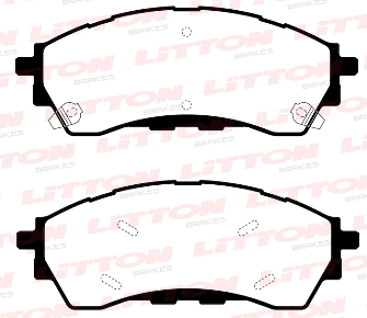 LITTON PASTILLAS FRENO DEL. FORD RANGER RAPTOR EVEREST RANGER 2.0 - 3.0 TDCi