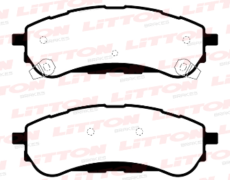 LITTON PASTILLAS FRENO TRAS. FORD RANGER RAPTOR 2.0 - 3.2 TDCi  -RANGER 2.0 TDCi - 3.0 V6 22/...