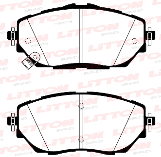 LITTON PASTILLAS FRENO DEL. TOYOTA CHR 1.8 - 2.0 HYBRID 17/...
