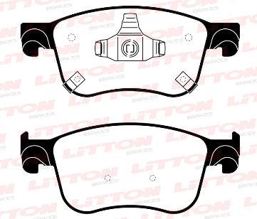 LITTON PASTILLAS FRENO DEL. HONDA ACCORD 1.5 - 2.0 VTEC 17/...