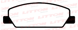 LITTON PASTILLAS FRENO DEL.  FIAT PULSE CITROEN C3 AIRCROSS 1.0 T200